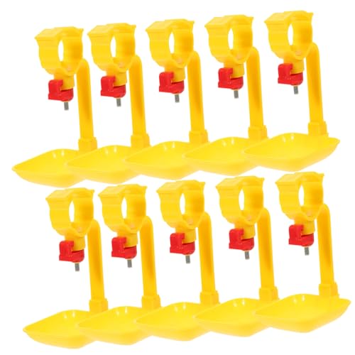 BCOATH 10 Stück Teiliges Hühnertränke aus Hochwertigem Automatische Geflügel wassertränke mit Abnehmbarem Stahlkugel nippel Einfache Langlebig und Sicher für Hühner Bauernhof BCOATH 10 Stück Teiliges Hühnertränke aus Hochwertigem Automatische Geflügel wassertränke mit Abnehmbarem Stahlkugel nippel Einfache Langlebig und Sicher für Hühner Bauernhof von BCOATH