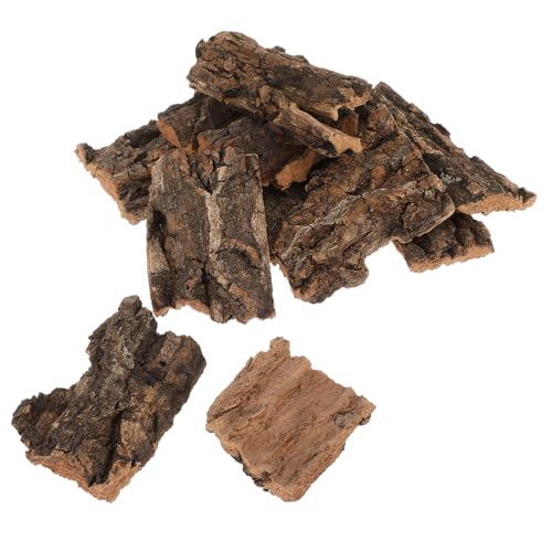 BCOATH 10 Stück Teiliges Reptilien deko Natürlicher Baumrinde Langlebige Klettermöglichkeit und Sonnenplattform für Echsen Bartagamen Geckos und Schlangen Geeignet für Terrarien und von BCOATH