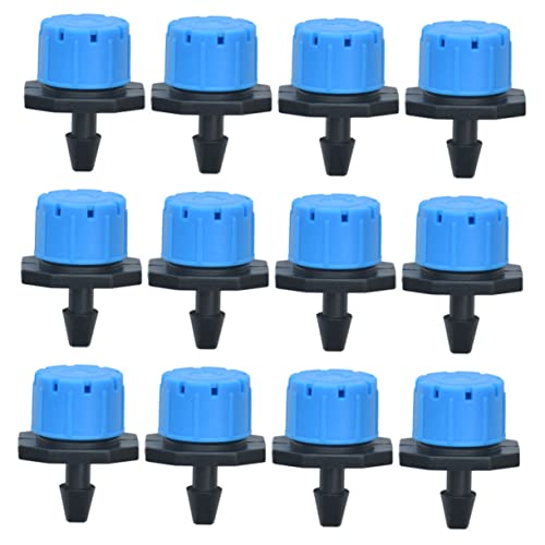 BCOATH 100 Stück Einstellbare Micro Dripper Tropfbewässerung Emitter für Garten Bewässerungssystem Hochbeete Blumenkästen Flexibel Wassersparend von BCOATH