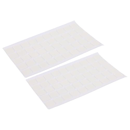 BCOATH 100 Stück Transparente Nano Klebepads Quadratisch Doppelseitig Ablösbar Klebepunkte für DIY Basteln Karten Auto Dekor ohne Rückstände von BCOATH