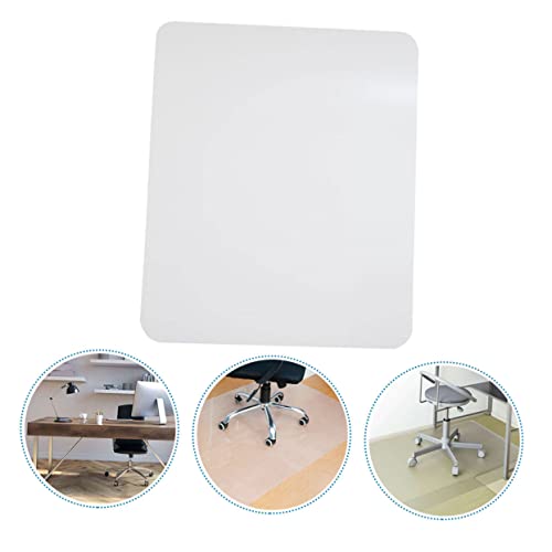 BCOATH 1Stück Bodenschutzmatte Transparent rutschfeste PVC Schutzmatte für Bürostuhl Möbel Hartböden Langlebig Einfach Zuschneidbar Unterlage für Zuhause von BCOATH