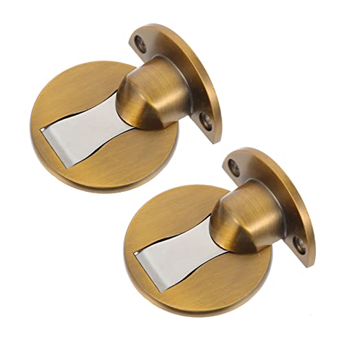 BCOATH 2 Sätze Magnetischer Türstopper aus Zinklegierung Anti kollisions Türhalter für Wände und Böden Langlebiger Türpuffer mit Starkem Halt Elegantes Design für Sicheren Türschutz von BCOATH