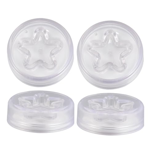 BCOATH 2 Satz Transparenter Türgriff Schutzpuffer Selbstklebend Türstopper Wandpuffer Anti-kollisionsschutz PVC Abs Polster für Zimmertüren Geräuschdämpfend und Einfach zu Montieren von BCOATH