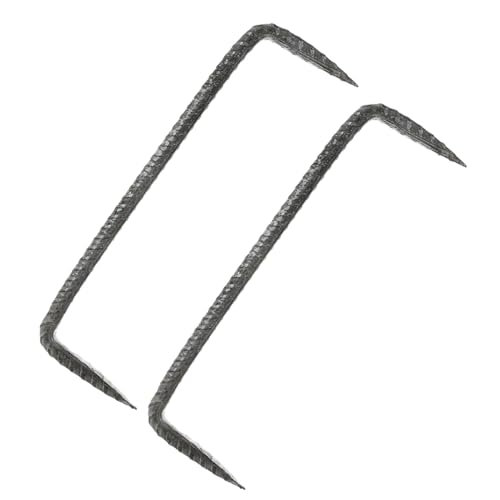 BCOATH 2 Stück Doppelte Stahlnägel mit Spitzen Enden Schwere Ausführung Befestigungsnägel für Holzarbeiten Vielseitig Einsetzbar für DIY und Professionelle Anwendungen von BCOATH