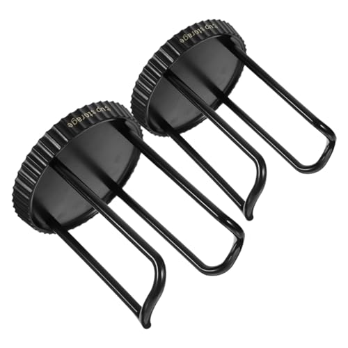 BCOATH 2 Stück Einwegbecherlagerregal Bar Papier Kaffeetassenspender Veranstalter Einwegbecherhalter aus Pappe Becherhalter für Milchtee Kaffeetassen-Organizer Becherspender Abs Schwarz von BCOATH