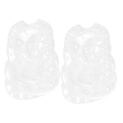BCOATH 2 Stück Geformte Wachstumsform Obstform Transparente Pfirsichform Klare Obstform Melonenform Gurkenform Obstformer Obstwachstum Klare Form Kunststoff von BCOATH