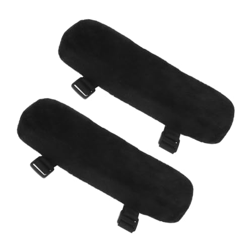BCOATH 2 Stück Gepolsterte Armlehnenbezüge für Bürostühle Memory Foam Ellbogenkissen für Ergonomischen Komfort Passend für Gaming und Bürostühle Schwarz BCOATH 2 Stück Gepolsterte Armlehnenbezüge für Bürostühle Memory Foam Ellbogenkissen für Ergonomischen Komfort Passend für Gaming und Bürostühle Schwarz von BCOATH