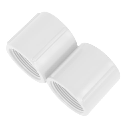 BCOATH 2 Stück PVC Vollgewinde Fitting Innengewinde Adapter für Wasserleitungen Landwirtschaft Industrie Rohrverbindung Robust Dicht von BCOATH