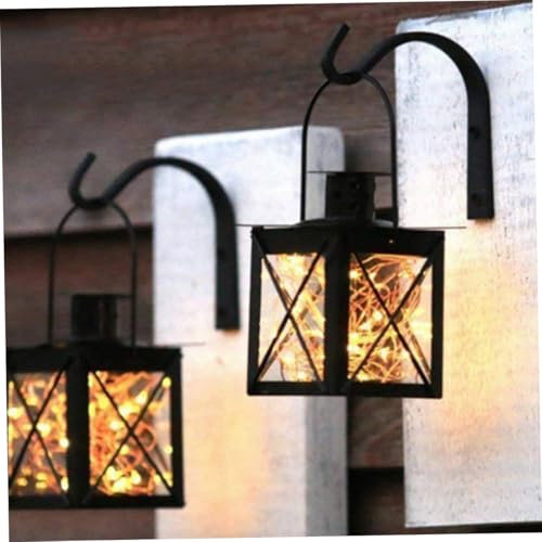 BCOATH 2 Stück Pflanzenhaken Blumenampel Halterung Wandhaken für Körbe Lampen Vogelhäuschen Robustes Eisen Vielseitig als Kleiderhaken und Dekoration im Garten und Zuhause BCOATH 2 Stück Pflanzenhaken Blumenampel Halterung Wandhaken für Körbe Lampen Vogelhäuschen Robustes Eisen Vielseitig als Kleiderhaken und Dekoration im Garten und Zuhause von BCOATH