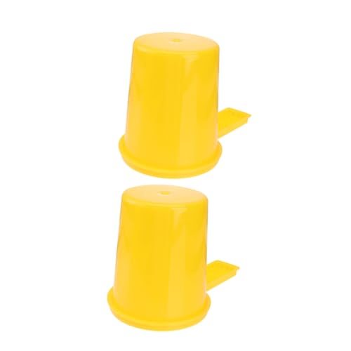 BCOATH 2 Stück Teiliges Bienentränke Kunststoff Bienenwasserspender Bienentränke Bienenfutterstation für Garten Beehive Wassertränke Bienentrinkschale Imker Werkzeug zur Einfachen von BCOATH