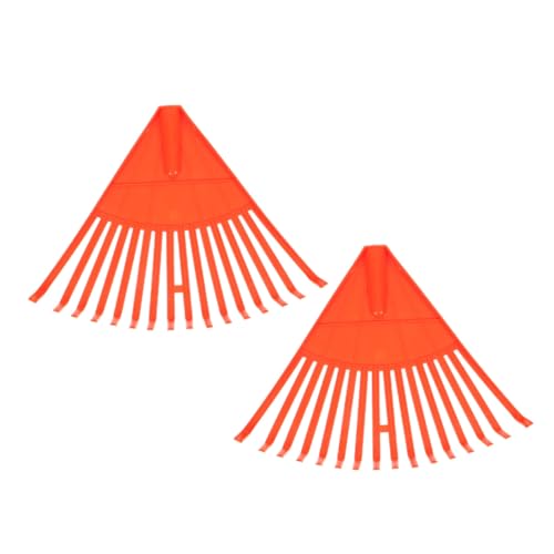 BCOATH 2 Stück Teiliges Gartenrechen Robustem Kunststoff mit Hoher Härte und Langlebiger Konstruktion zum Entfernen von Laub Gras und Unkraut im Garten Einfache Geeignet für BCOATH 2 Stück Teiliges Gartenrechen Robustem Kunststoff mit Hoher Härte und Langlebiger Konstruktion zum Entfernen von Laub Gras und Unkraut im Garten Einfache Geeignet für von BCOATH