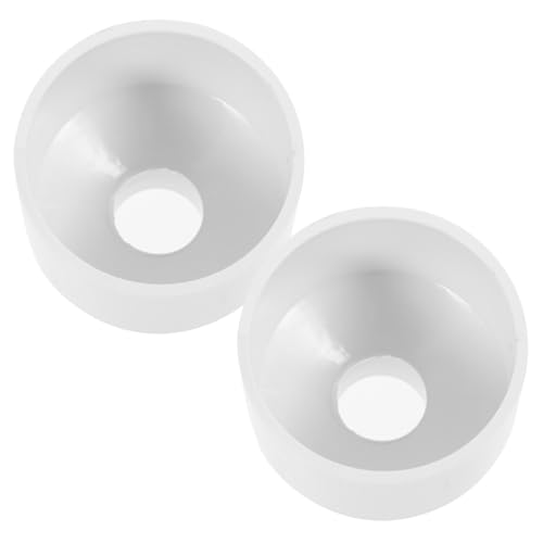 BCOATH 2 Stück Teiliges PVC Rohrverbinder für Wassersysteme Langlebiger Formstabiler Wasserrohr Adapter Vielseitig Einsetzbar für Gartenregale Ersatzteil für Bewässerungssysteme und von BCOATH
