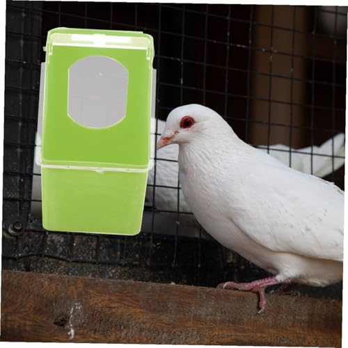 BCOATH 2 Stück Teiliges Vogel futtersilo aus Robustem Großer Futterspender mit Praktischem Aufhänger für Käfige Einfache Reinigung für Wellensittiche Papageien und Nymphensittiche BCOATH 2 Stück Teiliges Vogel futtersilo aus Robustem Großer Futterspender mit Praktischem Aufhänger für Käfige Einfache Reinigung für Wellensittiche Papageien und Nymphensittiche von BCOATH
