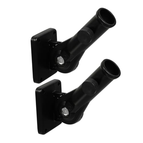 BCOATH 2 Stück Verstellbarer Aluminiumlegierungs Fahnenmast Halter Robuste Multi Position Halterung für Außenbereich von BCOATH