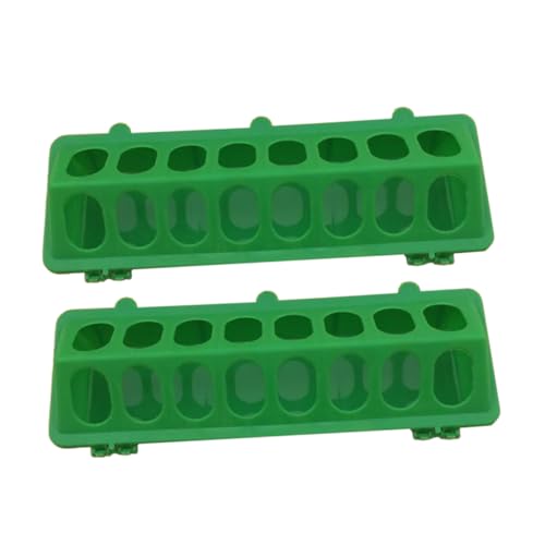 BCOATH 2 Stück Vogel futtertrog aus Leichtem Robustem Kunststoff Anti Spritz und Beißfest mit Mehreren Fächern für Tauben und Wildvögel Einfache Reinigung für Vogelkäfige und BCOATH 2 Stück Vogel futtertrog aus Leichtem Robustem Kunststoff Anti Spritz und Beißfest mit Mehreren Fächern für Tauben und Wildvögel Einfache Reinigung für Vogelkäfige und von BCOATH