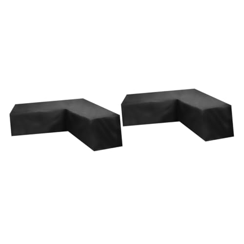 BCOATH 2 Stück Wasserdichter Abdeckschutz für Förmige Sofas Outdoor Möbelabdeckung für Patios Schützt vor Sonne Wind und Schmutz BCOATH 2 Stück Wasserdichter Abdeckschutz für Förmige Sofas Outdoor Möbelabdeckung für Patios Schützt vor Sonne Wind und Schmutz von BCOATH