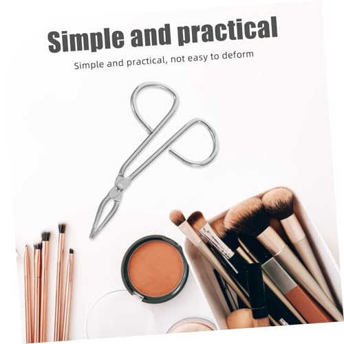 BCOATH 2 Stücke Edelstahl Augenbrauenpinzetten Schräg Präzise Griffzange für Damen Augenbrauen Wimpernpflege Kompakt Sicher Sanft zur Haut Langlebig von BCOATH