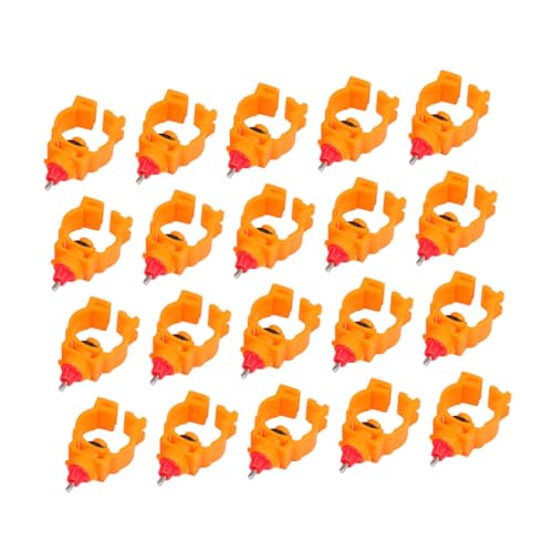 BCOATH 20 Stück Teiliges Automatischer Wassertränken für Geflügel Langlebige Hühnertränke mit Schraubanschluss Geeignet für Hühner Enten Gänse Wachteln und Geflügelhaltung BCOATH 20 Stück Teiliges Automatischer Wassertränken für Geflügel Langlebige Hühnertränke mit Schraubanschluss Geeignet für Hühner Enten Gänse Wachteln und Geflügelhaltung von BCOATH