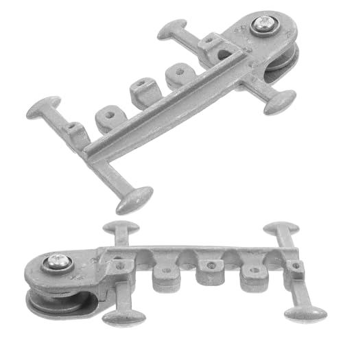 BCOATH 2Stücke Aluminiumlegierung Entlüftungshardware für Gewächshäuser mit Vier Klauen Riemenscheibenmechanismus zur Effizienten Luftstromregelung Langlebig und Antitwist Design BCOATH 2Stücke Aluminiumlegierung Entlüftungshardware für Gewächshäuser mit Vier Klauen Riemenscheibenmechanismus zur Effizienten Luftstromregelung Langlebig und Antitwist Design von BCOATH