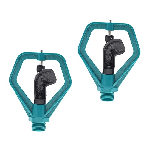BCOATH 2Stücke Rasensprinkler Automatische Gartenbewässerung Langlebig für Rasenflächen und Hochwertigem Sanfte Bewässerung von BCOATH