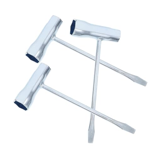 BCOATH 3 Stück Kettensägen Rasenmäher werkzeug Zündkerzenschlüssel mit Schraubendreherfunktion aus Langlebigem Kohlenstoffstahl für Gartengeräte Ersatzteile BCOATH 3 Stück Kettensägen Rasenmäher werkzeug Zündkerzenschlüssel mit Schraubendreherfunktion aus Langlebigem Kohlenstoffstahl für Gartengeräte Ersatzteile von BCOATH