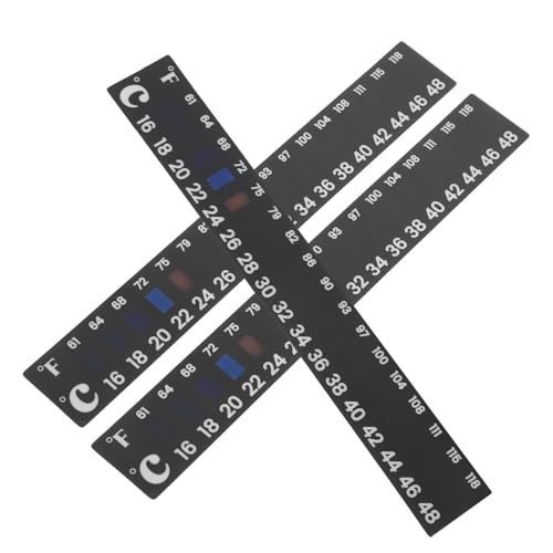 BCOATH 3 Stück Thermometer Aufkleber für Gärung Temperaturmessung Selbstklebende Temperaturstreifen für Brauen Digital Ablesbar Robust und Einfach Anzuwenden für Gärgefäße und BCOATH 3 Stück Thermometer Aufkleber für Gärung Temperaturmessung Selbstklebende Temperaturstreifen für Brauen Digital Ablesbar Robust und Einfach Anzuwenden für Gärgefäße und von BCOATH