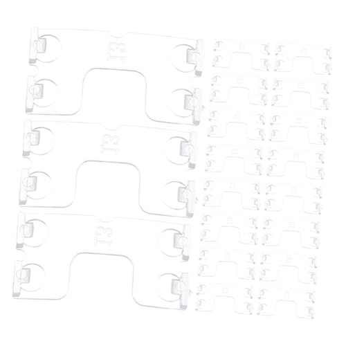BCOATH 30 Stück Läuter -schmetterlingsform Blindclips Kleine Frühlingsclips Vertikale Clips Volantclips Für Vertikaljalousien Jalousie Clips Tauschen Transparent Plastik BCOATH 30 Stück Läuter -schmetterlingsform Blindclips Kleine Frühlingsclips Vertikale Clips Volantclips Für Vertikaljalousien Jalousie Clips Tauschen Transparent Plastik von BCOATH