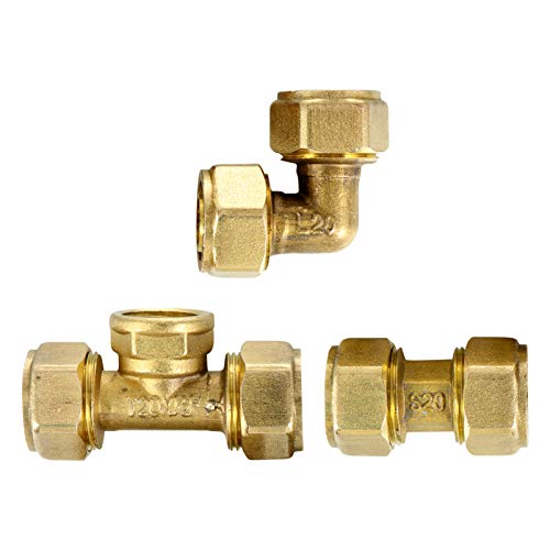 BCOATH 3Stücke Sanitär Fitting Kupplungsverbindung Gerade Kupplung und Ellenbogen für Rohrverbinder für Wasserversorgungssysteme und DIY Projekte BCOATH 3Stücke Sanitär Fitting Kupplungsverbindung Gerade Kupplung und Ellenbogen für Rohrverbinder für Wasserversorgungssysteme und DIY Projekte von BCOATH