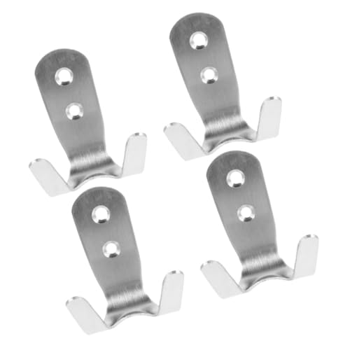 BCOATH 4 Stück Edelstahl Wandhaken Schwerlast Doppelhaken Rostfrei für Pool Bad Küche Vielseitig Schnell Montierbar Platzsparend Robust BCOATH 4 Stück Edelstahl Wandhaken Schwerlast Doppelhaken Rostfrei für Pool Bad Küche Vielseitig Schnell Montierbar Platzsparend Robust von BCOATH