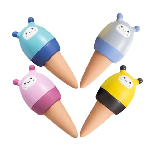 BCOATH 4 Stück Teiliges Keramik Pflanzenbewässerungsset Selbstbewässerungsgerät für Zimmerpflanzen und Garten Langlebig Wiederverwendbar für Urlaubsbewässerung und Automatische von BCOATH