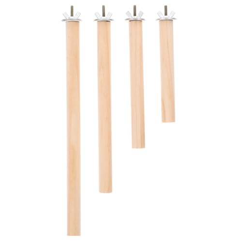 BCOATH 4 Stück Vogelkäfig Holzstangen in Verschiedenen Verstellbare Papagei Sitzstangen für Wellensittiche und Andere Vögel Komfortable Ruheplätze Langlebiges Zubehör Vogelkäfig BCOATH 4 Stück Vogelkäfig Holzstangen in Verschiedenen Verstellbare Papagei Sitzstangen für Wellensittiche und Andere Vögel Komfortable Ruheplätze Langlebiges Zubehör Vogelkäfig von BCOATH