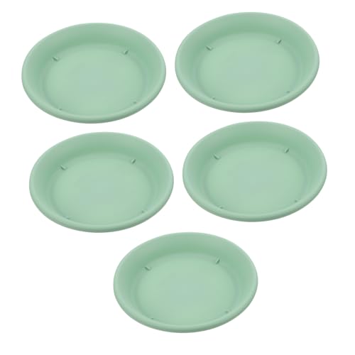 BCOATH 5 Stück Teiliges Bonsai Pflanztopf Untersetzer aus Robustem PP Kunststoff Wasserfest und Belastbar Grün Geeignet für Blumentöpfe Verhindert Wasseraustritt und Schützt Böden und BCOATH 5 Stück Teiliges Bonsai Pflanztopf Untersetzer aus Robustem PP Kunststoff Wasserfest und Belastbar Grün Geeignet für Blumentöpfe Verhindert Wasseraustritt und Schützt Böden und von BCOATH