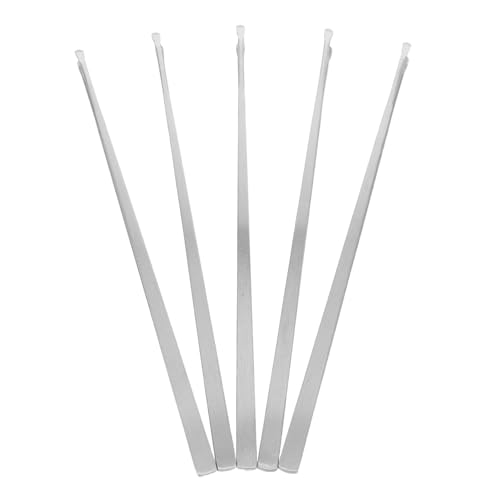 BCOATH 5 Stück Teiliges Edelstahl Spirale Ohrreiniger Pinzetten für Erwachsene und Langlebige Ohrenschmalz Entfernung Sanfte Massage Praktisches Ohrreinigungswerkzeug Silberfarben BCOATH 5 Stück Teiliges Edelstahl Spirale Ohrreiniger Pinzetten für Erwachsene und Langlebige Ohrenschmalz Entfernung Sanfte Massage Praktisches Ohrreinigungswerkzeug Silberfarben von BCOATH