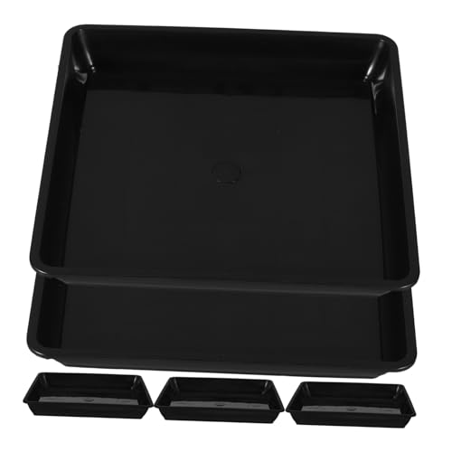 BCOATH 5 Stück Teiliges Pflanzuntersetzer Quadratisch Robustes Pp Material Langlebig und Auslaufsicher Stilvoller Blumentopfhalter für Garten und Fensterbrett BCOATH 5 Stück Teiliges Pflanzuntersetzer Quadratisch Robustes Pp Material Langlebig und Auslaufsicher Stilvoller Blumentopfhalter für Garten und Fensterbrett von BCOATH