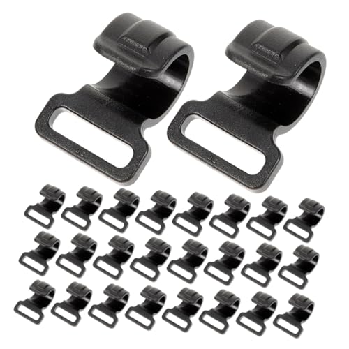 BCOATH 50 Stück Zeltverbindungshaken Markisenclips Outdoor Zeltzubehör Campingzeltstangenhalter Markisensicherungsclip Ersatzzeltclips Überdachungsclips C Clips Zelt Kunststoff von BCOATH