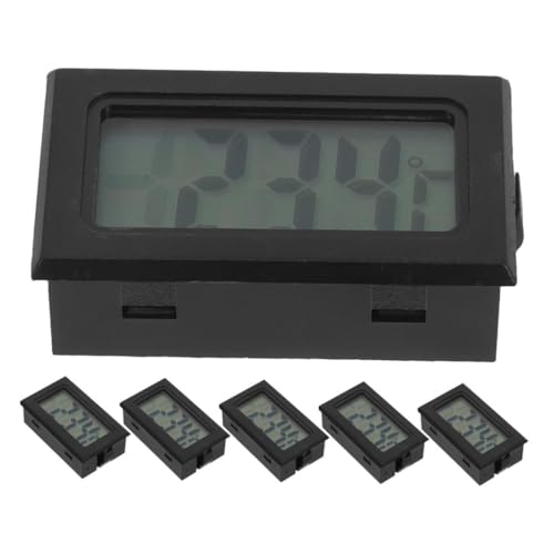 BCOATH 6 Stück Digitales Eingebettetes Raumthermometer mit Klarem Display Platzsparend Präzise Temperaturmessung für Gewächshaus Outdoor und Industrielle Anwendungen von BCOATH