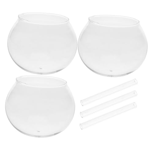 BCOATH 6 Stück Japanisches DIY Windspiel Teilig mit Transparenten Glasglocken und Klangröhren Handbemalbar für Innen und Außen Einzigartiges Bastelset als Wohnaccessoire von BCOATH