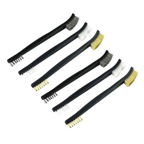 BCOATH 6stücke Doppelseitiges Reinigungspinselset Mit Messingbürste Und Doppelkopfbürste Für Universalreinigung Entfernt Kohlenstoff Und Schmutz Langlebiges Küchenreinigungswerkzeug BCOATH 6stücke Doppelseitiges Reinigungspinselset Mit Messingbürste Und Doppelkopfbürste Für Universalreinigung Entfernt Kohlenstoff Und Schmutz Langlebiges Küchenreinigungswerkzeug von BCOATH
