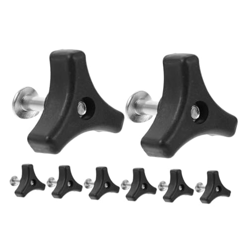 BCOATH 8 Stück Teiliges Rasenmäher-griffschrauben Abs und Eisen Ergonomische Dreieckige Haltegriffe für Universellen Ersatz und Stabile Befestigung Langlebig und Komfortabel bei von BCOATH