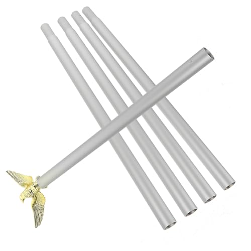 BCOATH Aluminium Fahnenmast Set Rotierender Ring Rostfrei Abnehmbar Outdoor Flaggenmast für Garten Terrasse Balkon Vielseitig Einsetzbar von BCOATH