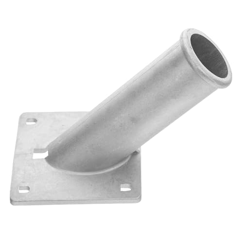 BCOATH Aluminium Fahnenmasthalterung Flaggenhalter Metallhalterung mit Stabilem Sockel für Wand Außendekoration in Elegantem BCOATH Aluminium Fahnenmasthalterung Flaggenhalter Metallhalterung mit Stabilem Sockel für Wand Außendekoration in Elegantem von BCOATH
