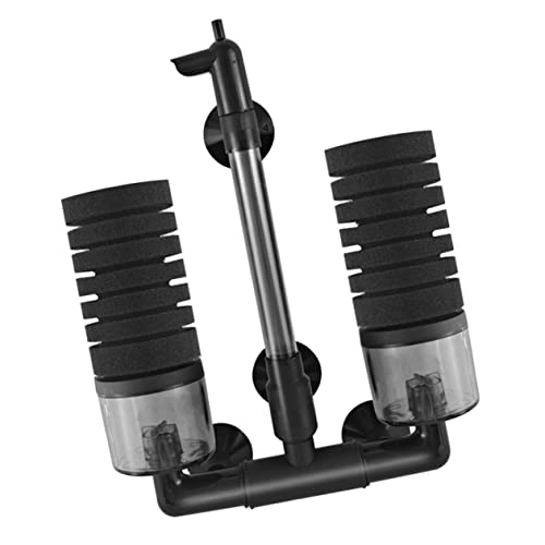 BCOATH Ansaugfilter für Fischbecken Wasserfilter wasserreiniger Mini Luftpumpe Leiser Aquariumfilter Sieb Schwämme Luftpumpe für Aquarien Schwammfilter für Aquarien austauschbar Zubehör von BCOATH