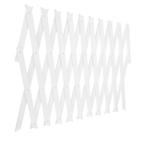 BCOATH Ausziehbares rankgitter für Kletterpflanzen Wandmontage Erweiterbares Spalierzaunelement Vielseitiges Gartendeko Material für Innen und Außen Weißes Lattice Panel Platzsparend und BCOATH Ausziehbares rankgitter für Kletterpflanzen Wandmontage Erweiterbares Spalierzaunelement Vielseitiges Gartendeko Material für Innen und Außen Weißes Lattice Panel Platzsparend und von BCOATH