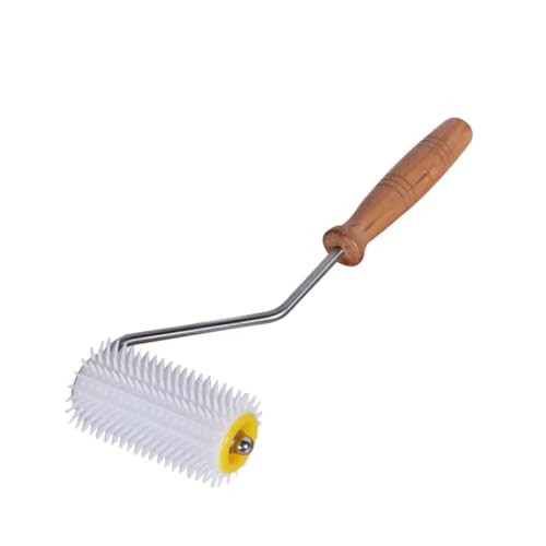 BCOATH Beekeeping Tool Kunststoff Propolis Collector mit Nadelroller und Holzgriff Leicht zu Reinigen Abnehmbar Präzises Sammeln von Propolis für Langlebiges Handwerkzeug von BCOATH