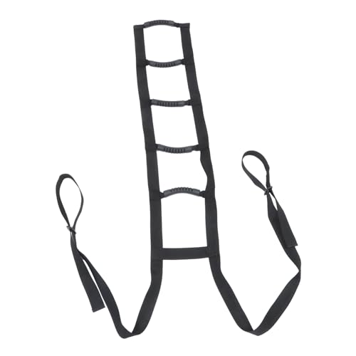 BCOATH Bettleiter mit Handgriffen Verstellbare Aufstehhilfe für Senioren Strap Rope Wake Up Assist Seil rutschfeste Mobilitätshilfe für Ältere Menschen mit Eingeschränkter Oberkörperkraft von BCOATH