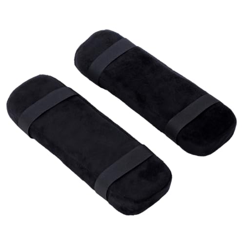 BCOATH Bürostuhl Armlehnenpolster Memory Foam rutschfest Komfortable Armlehnenauflage mit Elastischem Bezug für Gaming Stuhl und Schreibtischstuhl zur Arm und Ellbogenentlastung von BCOATH