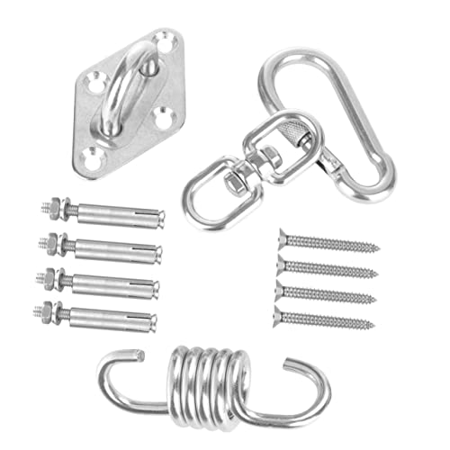 BCOATH Drehbarer Schaukelhaken aus Belastbar bis Rostfrei Einfache für Hängesessel Hängematten und Schaukelstühle im Innen und Außenbereich von BCOATH