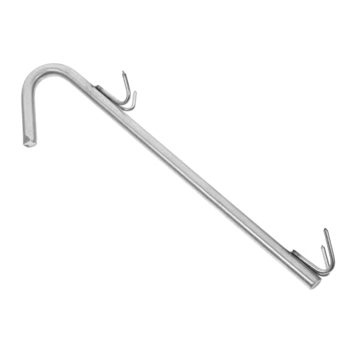 BCOATH Edelstahl Fleischhaken Robust Langlebig Wiederverwendbar Leicht Vielseitig für Grillen und Fleischverarbeitung Outdoor Bbq Haken für Huhn Rind Bauchspeck Bacon von BCOATH