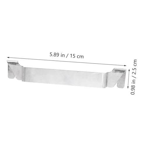 BCOATH Edelstahl Grillspachtelhalterung Hitzebeständig Rostfrei Spachtel Werkzeughalter für Grillzubehör Platzsparend für Camping und Barbecue Geeignet für Pfannenwender und Schaber von BCOATH