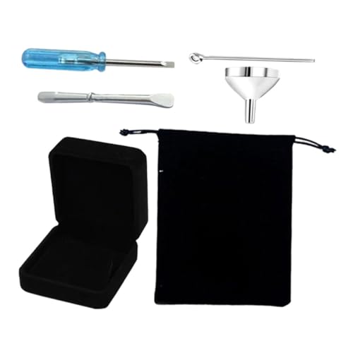 BCOATH Edelstahl Mini Trichter Set für Ascheurne Mini Fülltrichter Kit mit Schraubendreher Passend für Cremation Schmuck und Haustier Urnen Benutzerfreundlich Sicher und Kompakt BCOATH Edelstahl Mini Trichter Set für Ascheurne Mini Fülltrichter Kit mit Schraubendreher Passend für Cremation Schmuck und Haustier Urnen Benutzerfreundlich Sicher und Kompakt von BCOATH